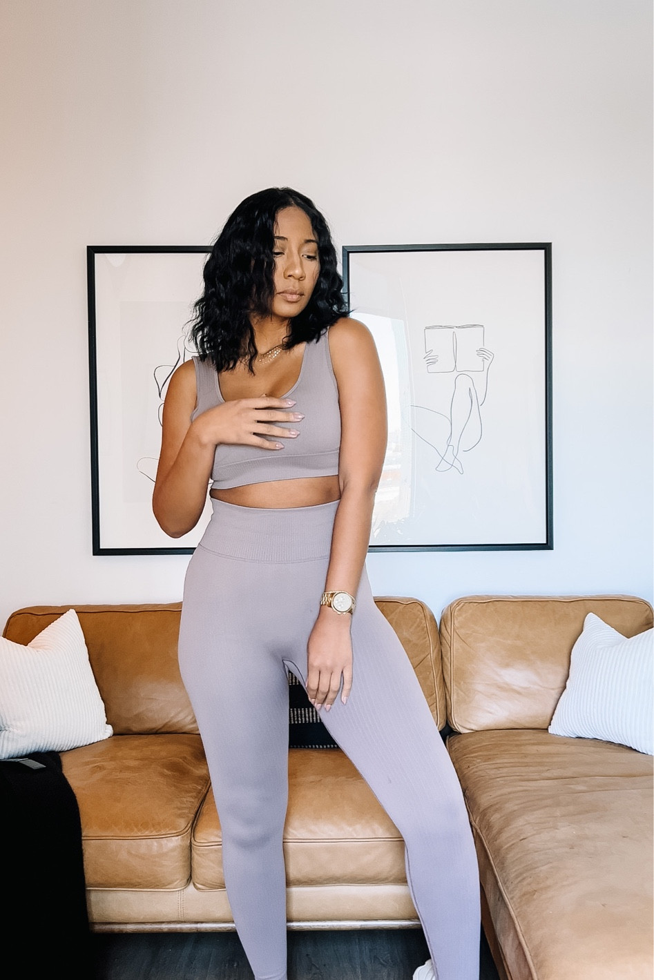 the neutral active set you had no idea you NEEDED! good quality & comfy. A FAV right now! 

#LTKfit #LTKunder100 #LTKcurves