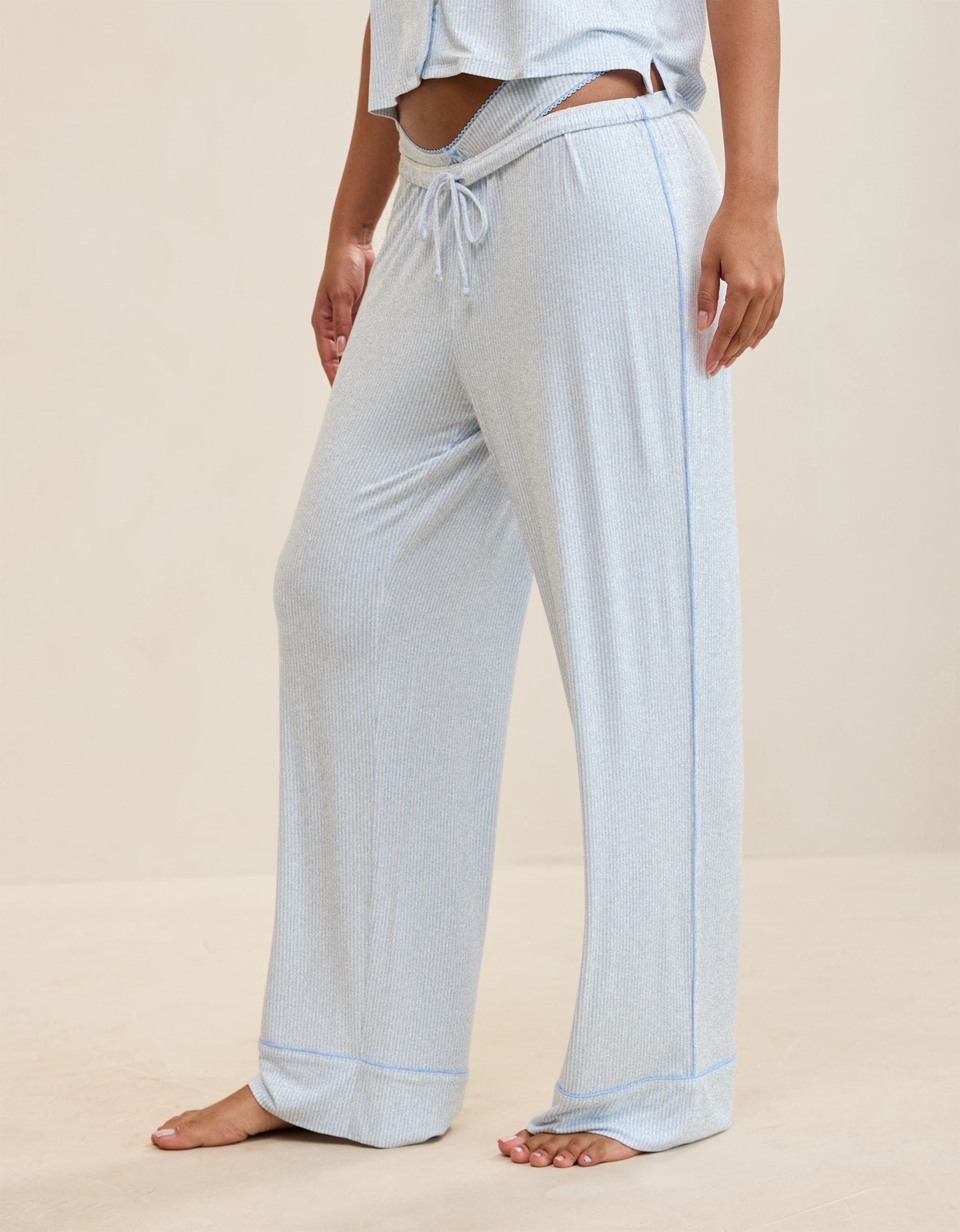 OVERSLEPT by Aerie Real Soft® Piping PJ Pant | Aerie