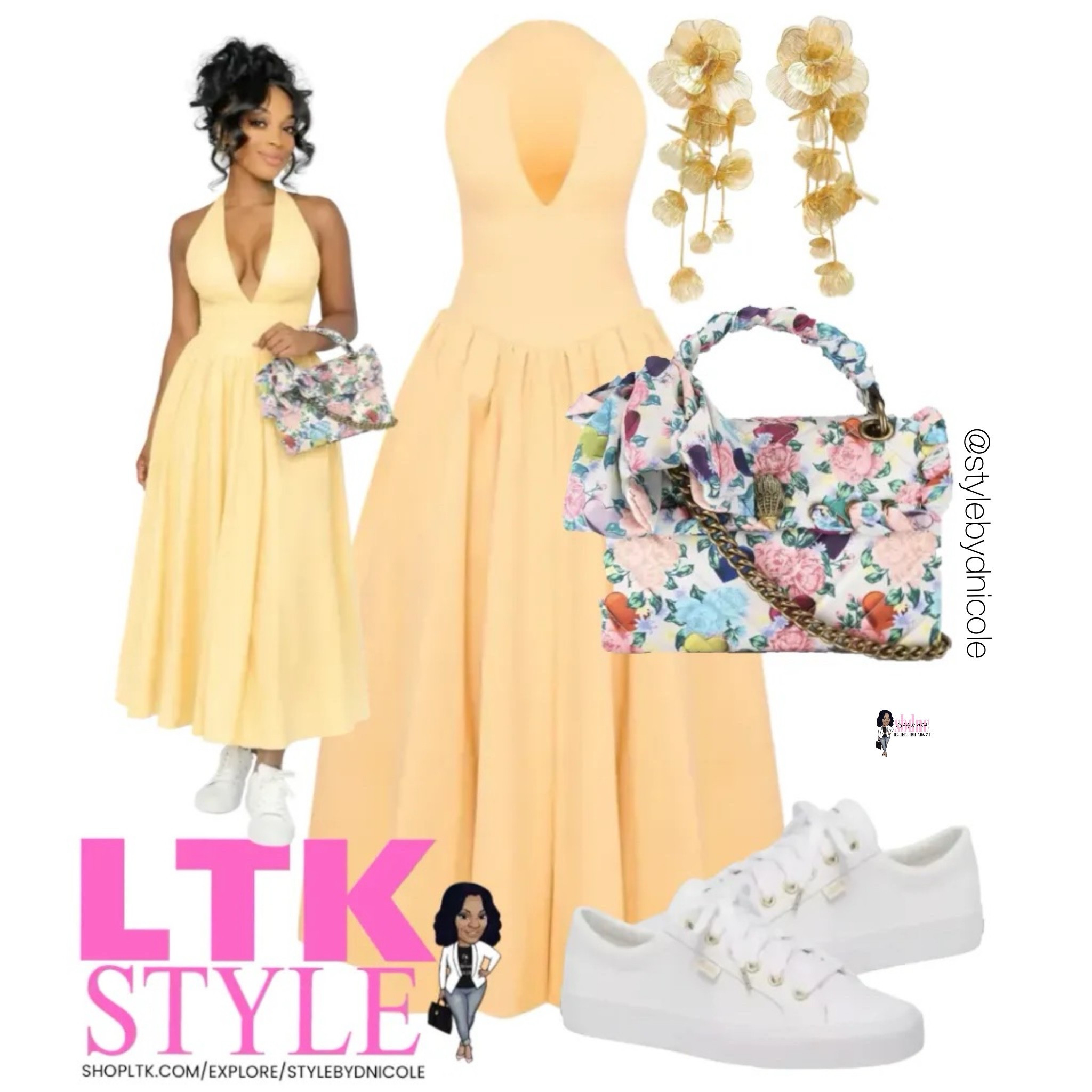 Cute and soft in butter yellow and florals! 

#LTKSeasonal #LTKMidsize #LTKFestival