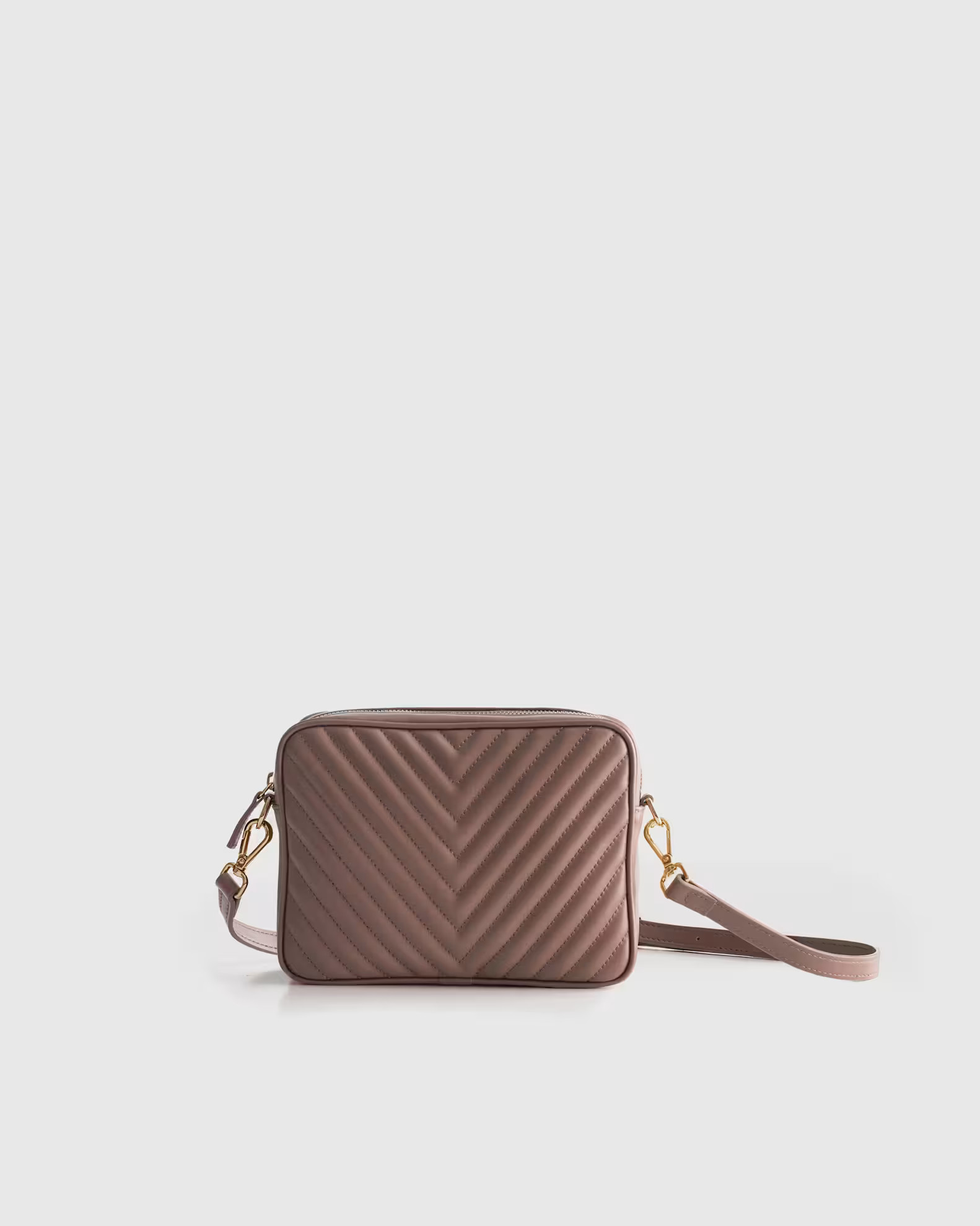 Italian Leather Quilted Crossbody Bag | Quince