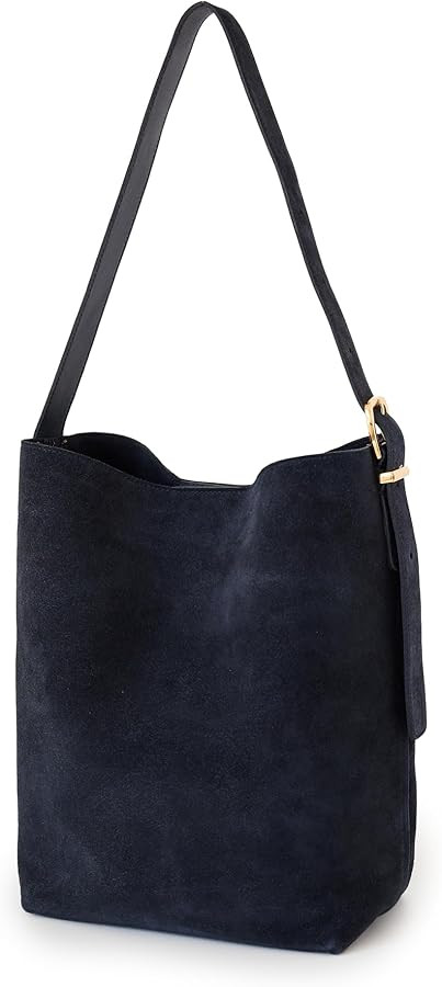 Madewell Women's The Essential Bucket Tote in Suede | Amazon (US)