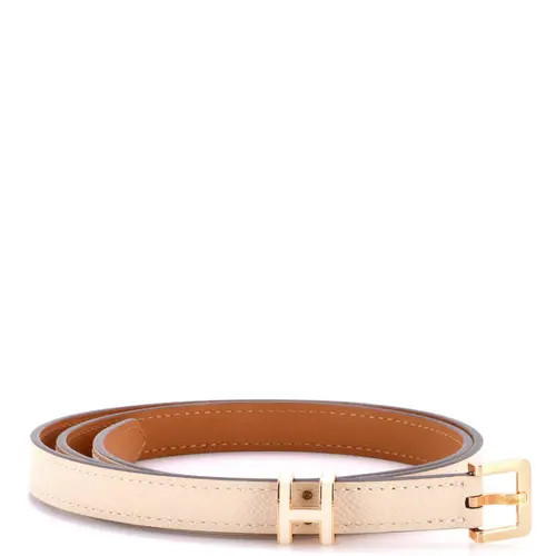 Pre-Owned Hermes Pop H Belt Leather Thin in White at Nordstrom | Nordstrom