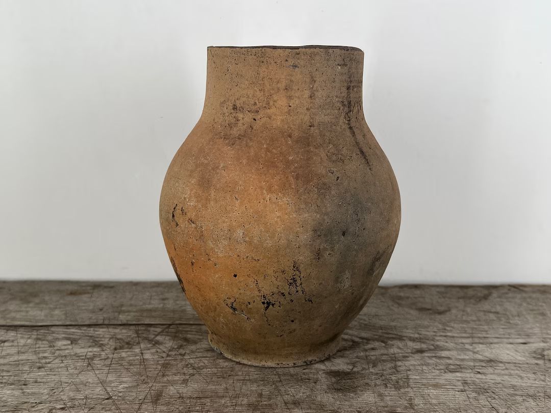 Ancient clay pot, Antique clay vessel, Rustic ceramic bowl, Pottery jug, Primitive rustic earthen... | Etsy (US)