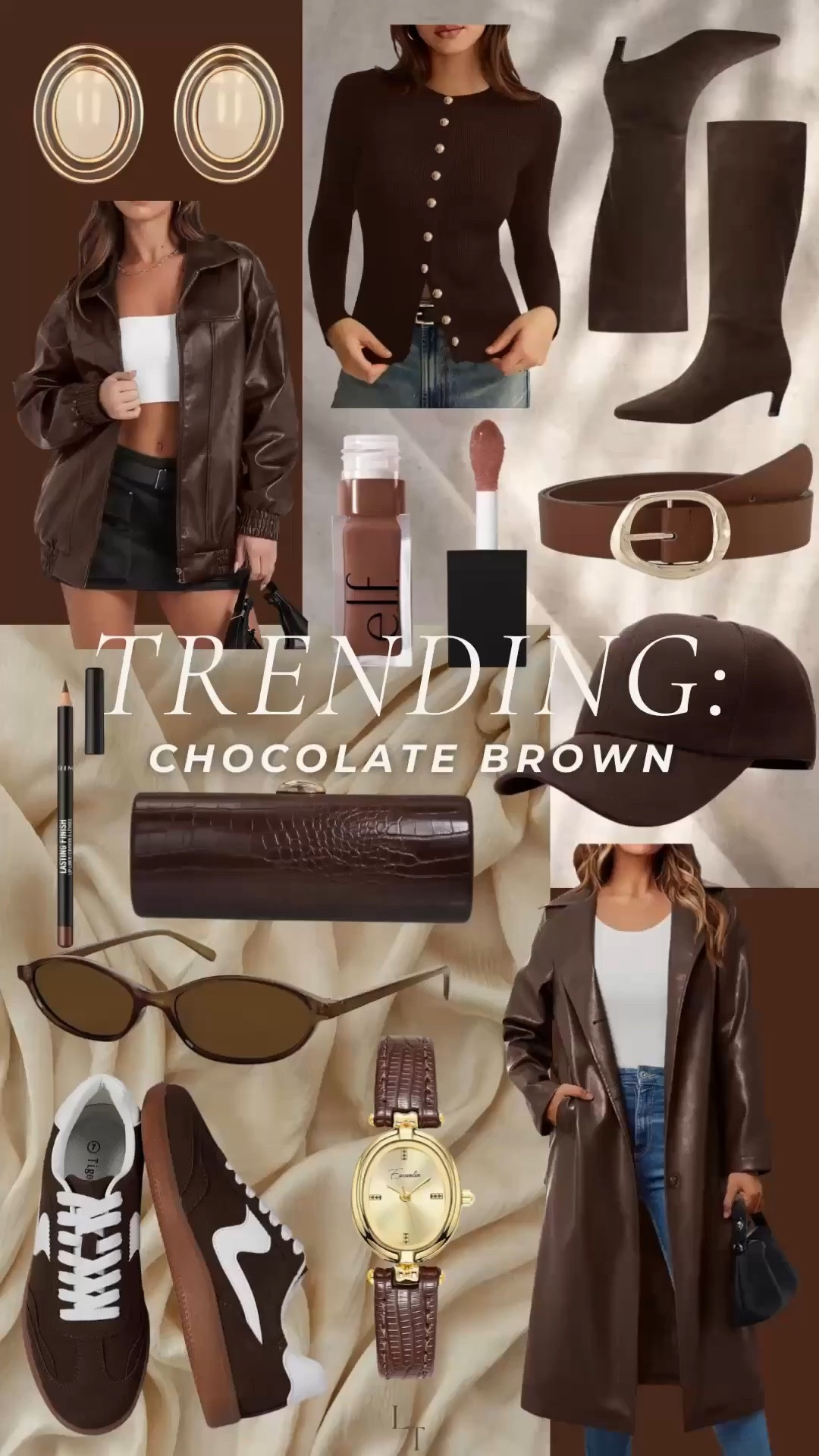 If fall were a color, it’d be chocolate brown. 🤎