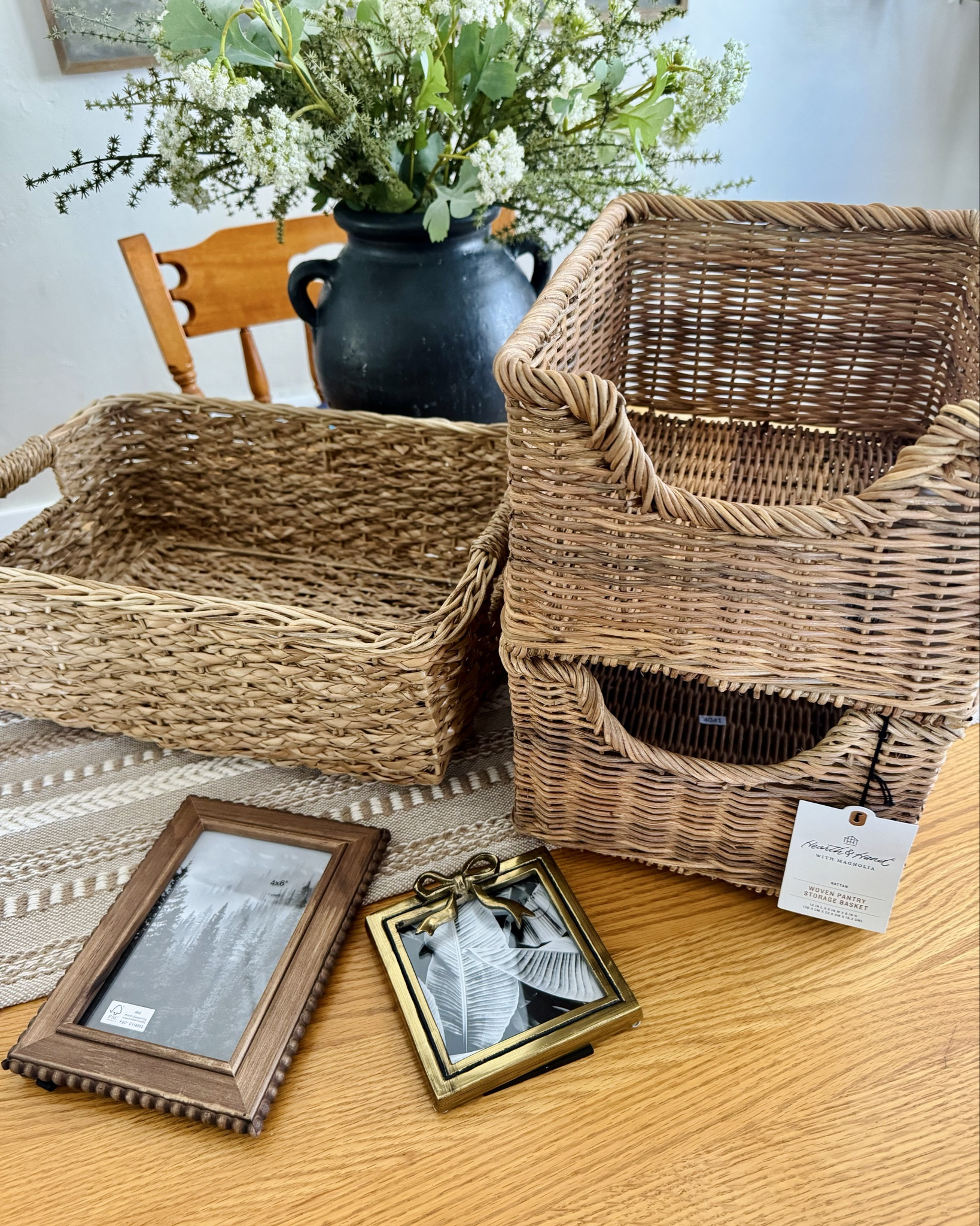 Mini Target Haul! These stacked pantry baskets are really nice quality! Grabbed some needed frames that just came out and I’m loving them! The mini hanging basket is perfect for on your door or on hooks with flowers! 

#LTKHome #LTKSeasonal #LTKU