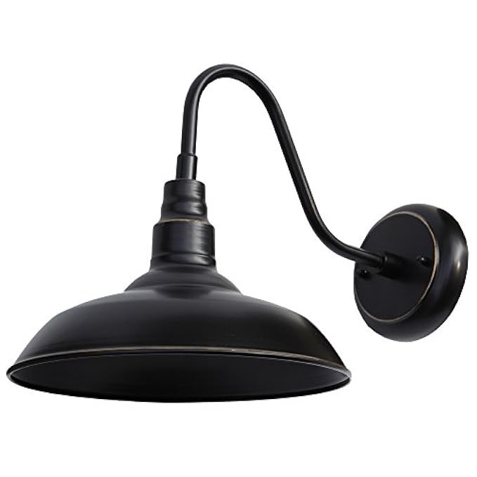 Y Decor EL0523IB Lora 1-Light Black Outdoor Wall-Lighting | Amazon (US)