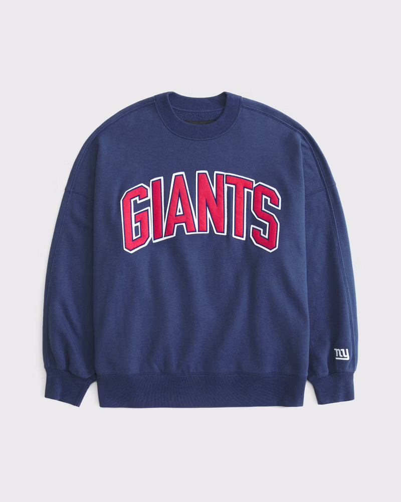 New York Giants Graphic Oversized Sunday Crew | Abercrombie & Fitch (US)