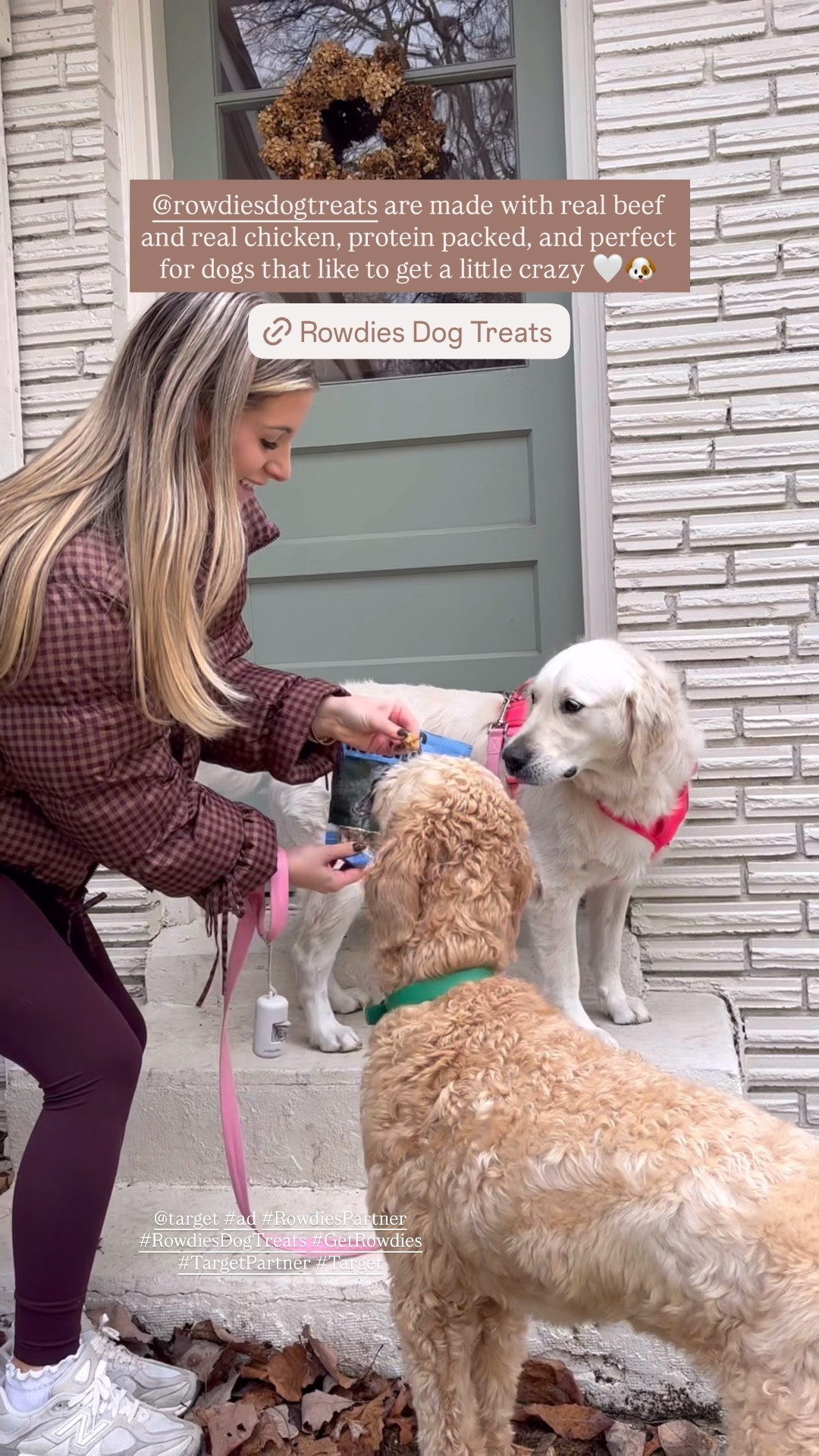 #ad If your dog lives in their Rowdy era too, you need @rowdiesdogtreats 🤍🐶 Rowdies are NEW at Target! They are soft, protein packed, and made with real chicken and real beef! Shop them below and @target 🫶🏼 #RowdiesPartner #RowdiesDogTreats #GetRowdies #TargetPartner #Target 