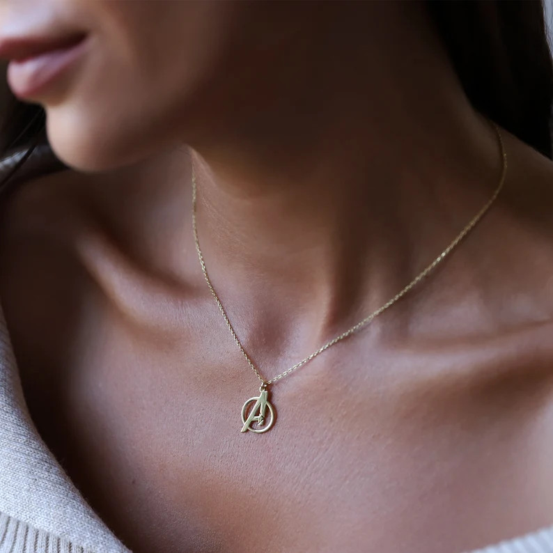 Ready to Ship Avengers Endgame Symbol Silver Pendant Necklace  • Comics Necklace • Iron Man, ... | Etsy (US)