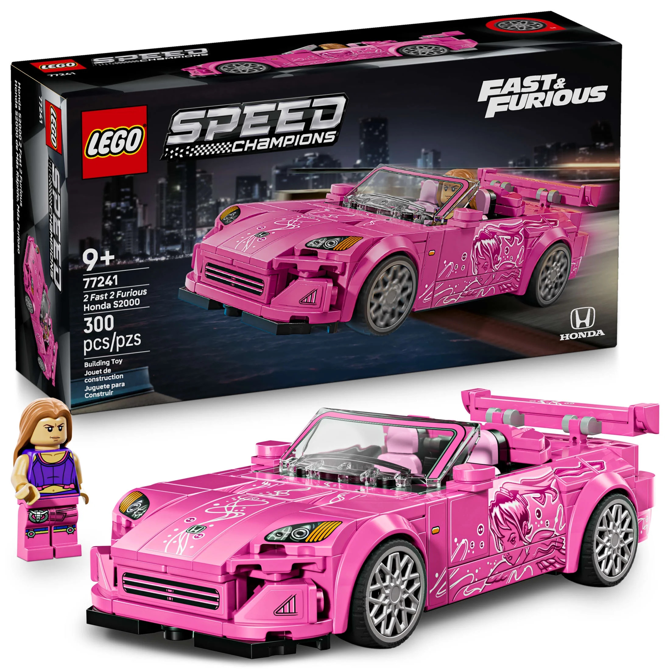 LEGO Speed Champions 2 Fast 2 Furious Honda S2000 Car Toy for Kids, Boys, and Girls, Ages 9+ - Gi... | Walmart (US)