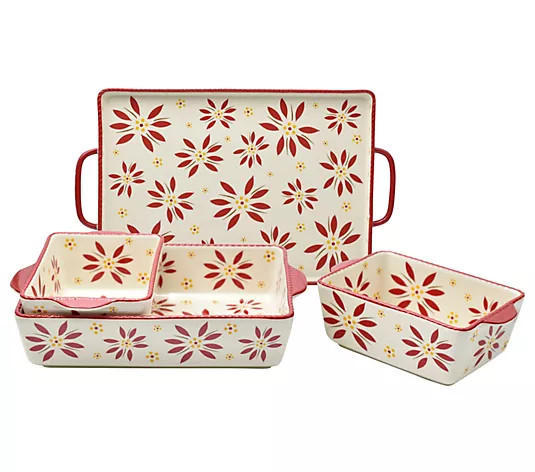 Temp-tations Old World 4-Piece Nestable Bake Set | QVC