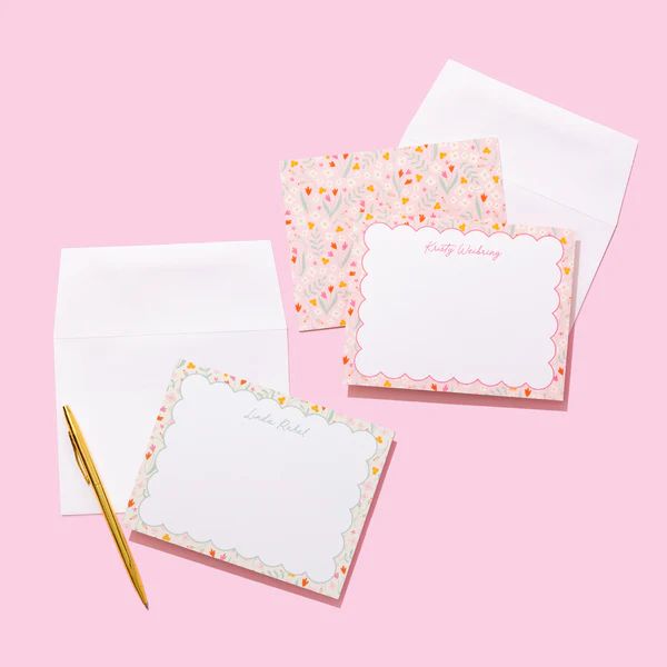 Floral Personalized Stationery | Joy Creative Shop