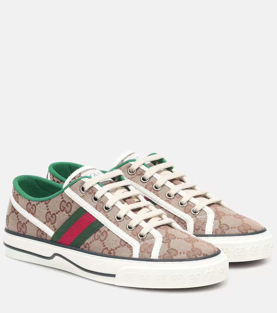 Gucci Tennis 1977 canvas sneakers | Mytheresa (US/CA)