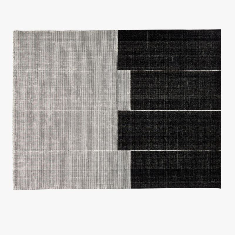 Bass Handloomed Black Area Rug 9'x12' + Reviews | CB2 | CB2