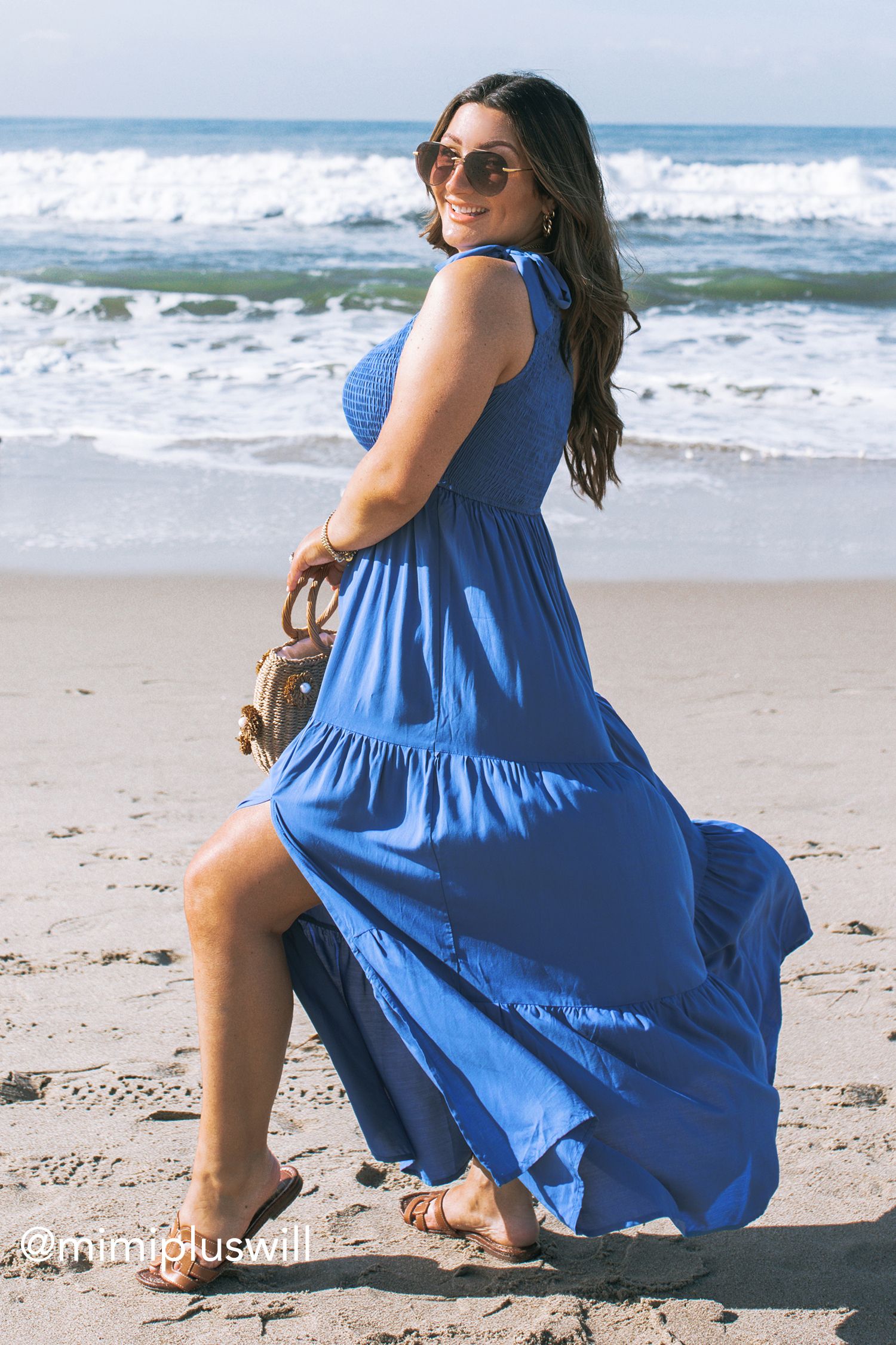 One-Shoulder Smocked Bodice Maxi Dress | Cupshe US