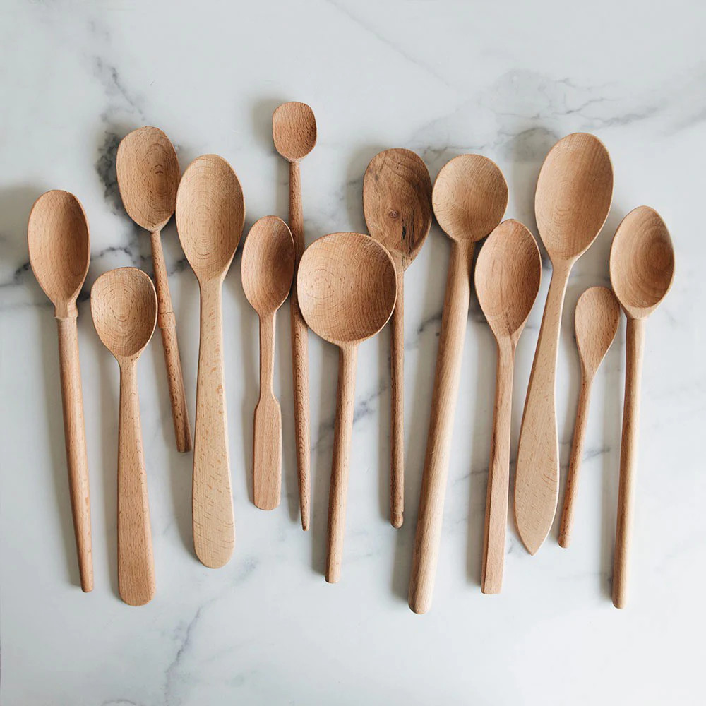 Baker's Dozen Beechwood Spoons - Large | Roan Iris