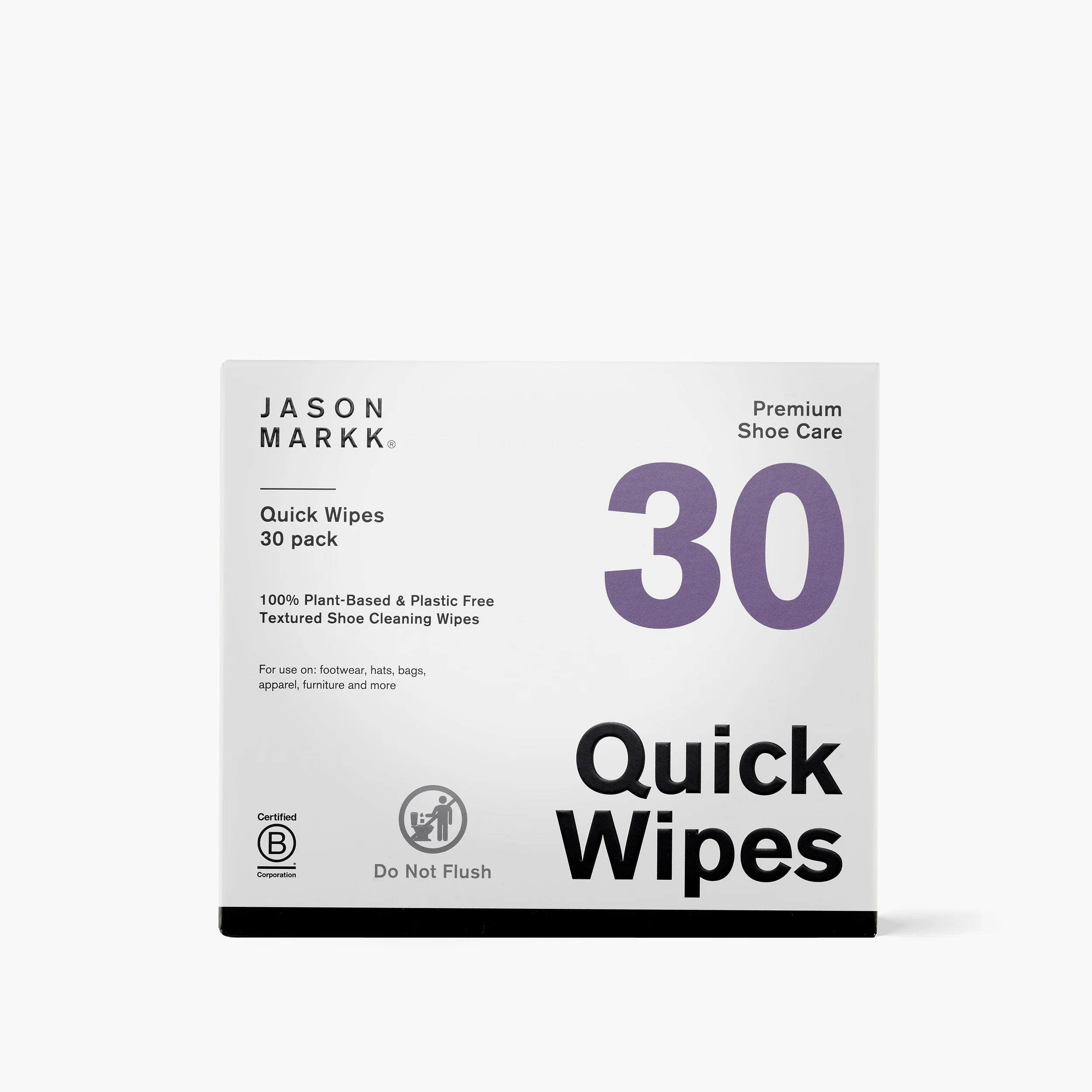 Sneaker Wipes | Quick Shoe Cleaning Wipes | 30 pack | Jason Markk | Jason Markk
