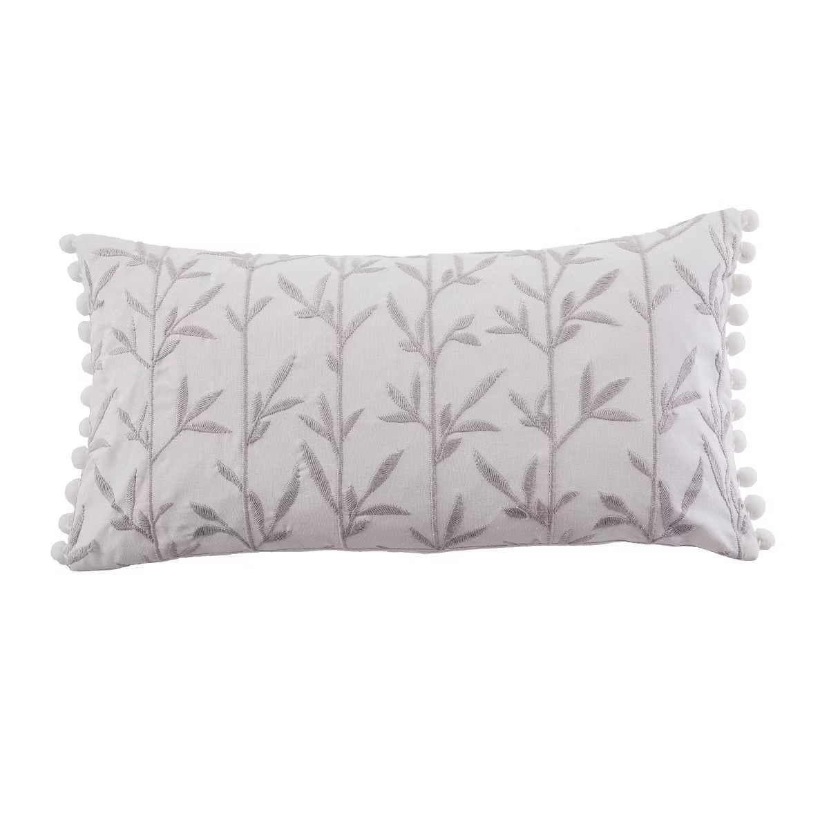 Pippa Leaves Pom Decorative Pillow - Levtex Home | Target