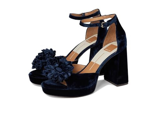 Dolce Vita Women's PEREL Heeled Sandal, DK NAVY, 6.5 | Amazon (US)