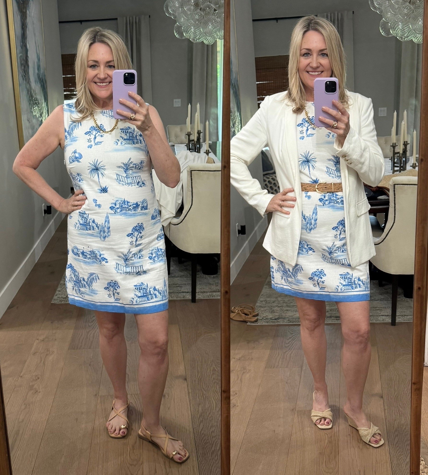 One dress, casual or add a blazer for work!  The print on this dress is gorgeous!

#LTKSeasonal #LTKWorkwear #LTKMothersDay