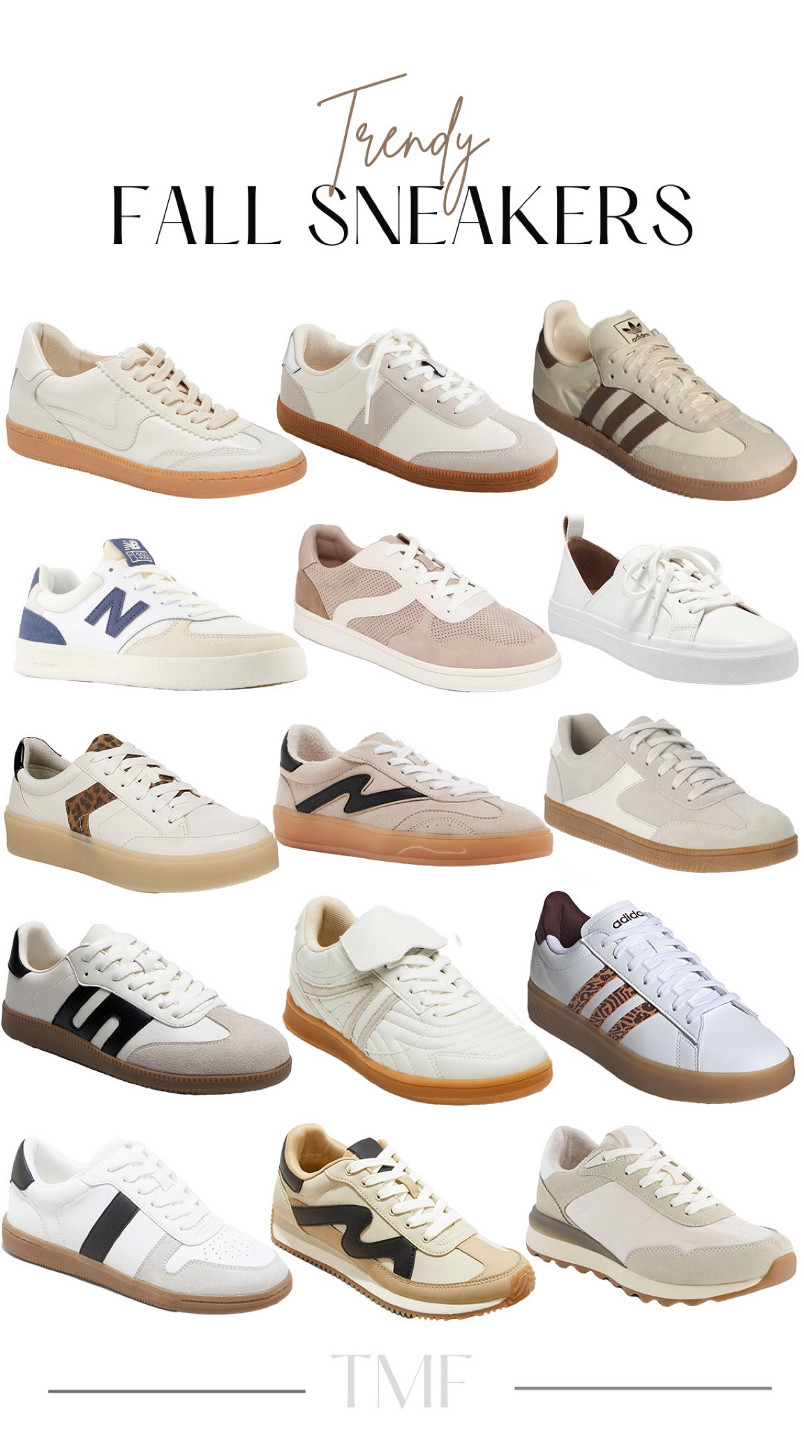 Trendy fall sneakers - all come in sizes up to 11, 12 or 13! 

#falltrend

Fall trend. Trendy fall sneakers. Neutral fall sneakers. Tall women sneakers. Sneakers under $100  

#LTKSeasonal #LTKStyleTip #LTKShoeCrush