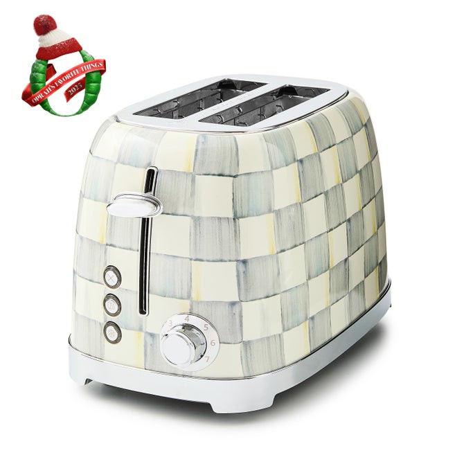 Sterling Check 2-Slice Toaster | MacKenzie-Childs