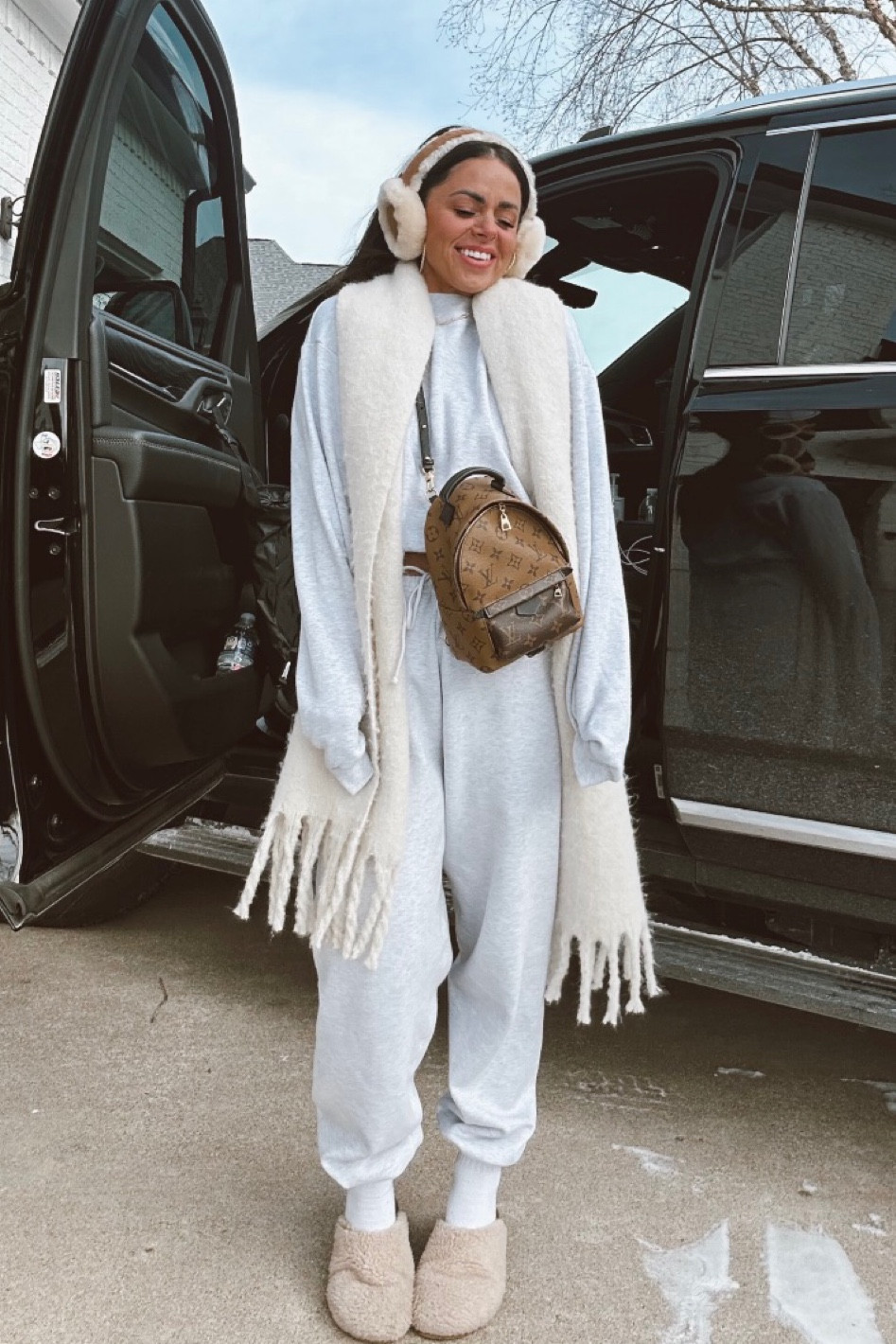 Winter outfit inspo 

Louis Vuitton 
Ootd 
Skims 
Grey sweatpants 
Valentine’s Day 
Valentine’s Day outfit 

#LTKstyletip #LTKSeasonal #LTKMostLoved