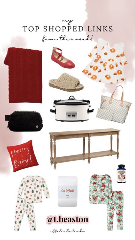 This weeks top links! Thanksgiving dresses for the girls and I’ve started ordering some Christmas items too!! Love this crockpot and my new fleece belt bag. 

#LTKHoliday #LTKSeasonal #LTKfamily