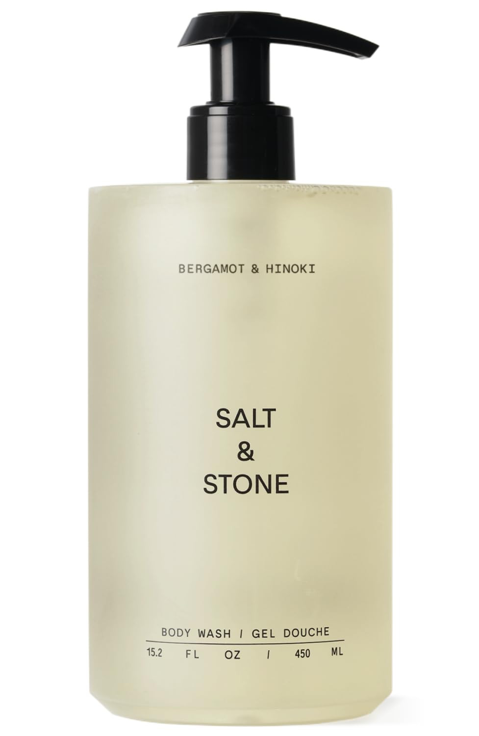 Salt & Stone Body Wash with Antioxidants for Deep Moisture | For Women & Men, Sulfate, Paraben, & Dye Free, Leaving Skin Soft and Hydrated | Bergamot & Hinoki 15.2 fl oz | Amazon (US)