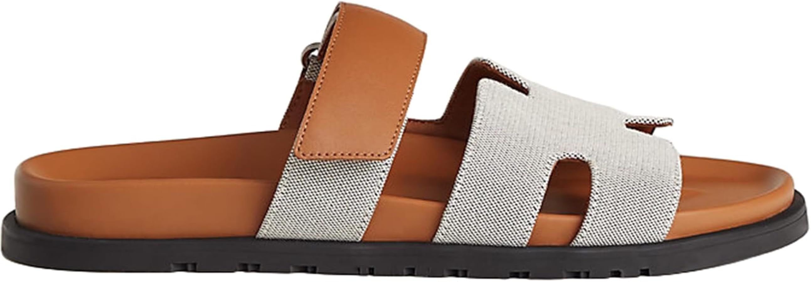 Women's Fashion Slide Sandals Summer Adjustable Strap Open Toe Leather Sandals | Amazon (US)