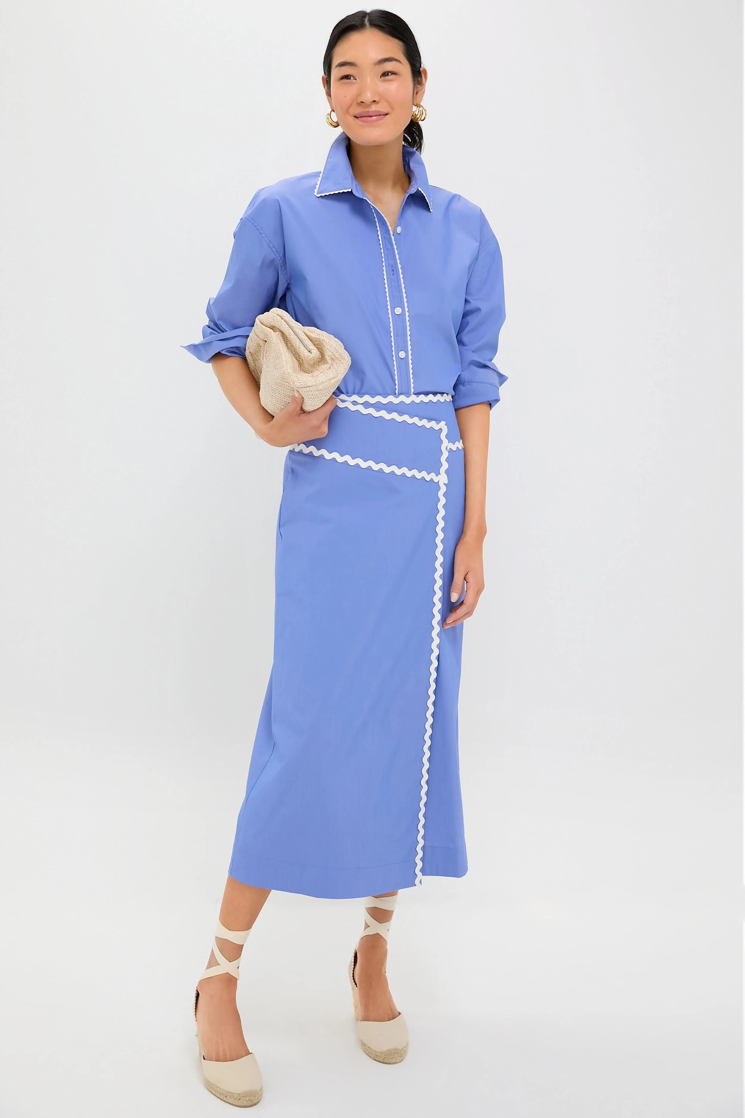Sail Blue Marcy Maxi Skirt | Tuckernuck (US)