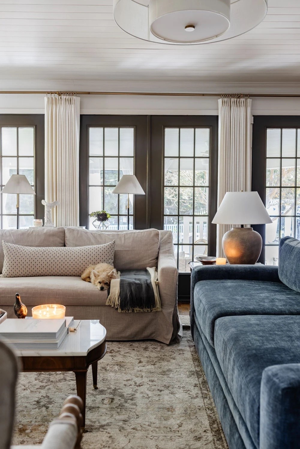 Spring refresh 

Living room, couch, sofa, slip cover  