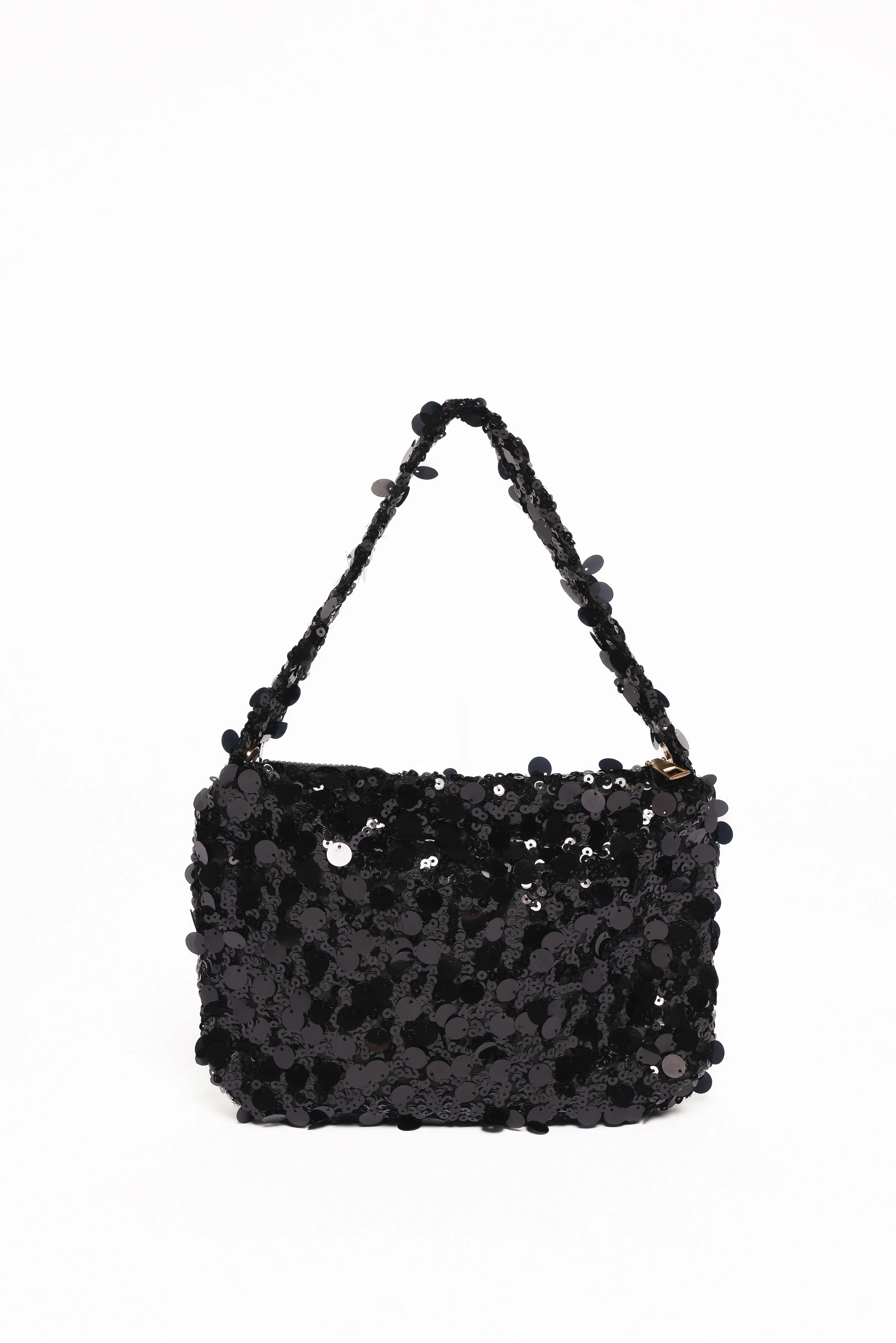 Annika Sequin Shoulder Bag - Black | Petal & Pup (US)