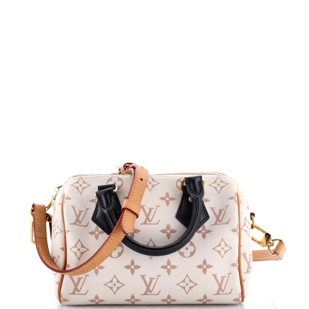 Louis Vuitton Speedy Bandouliere Bag Monogram Dune Canvas 20 Neutral 3740695 | Rebag