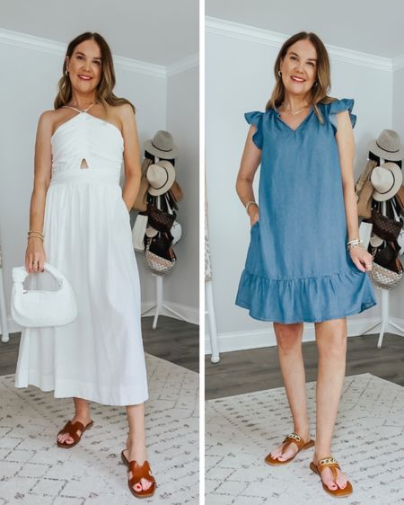 Walmart summer haul☀️ and I don’t think I can pick a favorite! 
$36 white linen dress medium (need a small)
$17 chambray dress small


Walmart try on, Walmart new arrivals, Walmart unboxing, Walmart haul, Walmart fashion finds, affordable fashion haul, white dress, vacation outfit, classic style, ageless style, casual summer dress

#LTKStyleTip #LTKSeasonal #LTKFestival