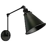 Industrial Wall Sconce Swing Arm Angle Adjustable Vintage Wall Mount Light Sconces | Amazon (US)