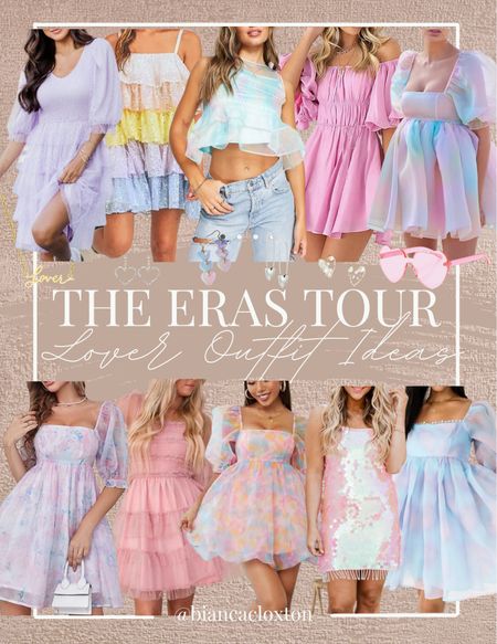 ✨UPDATED✨ The Eras Tour || Lover Album Outfit Ideas

Taylor Swift, Lover, Swiftie, Eras, Concert Outfit, Outfit Ideas, Pastel dress, tie dye, tulle, sequin, pink, blue, purple 



#LTKstyletip #LTKunder50 #LTKFind