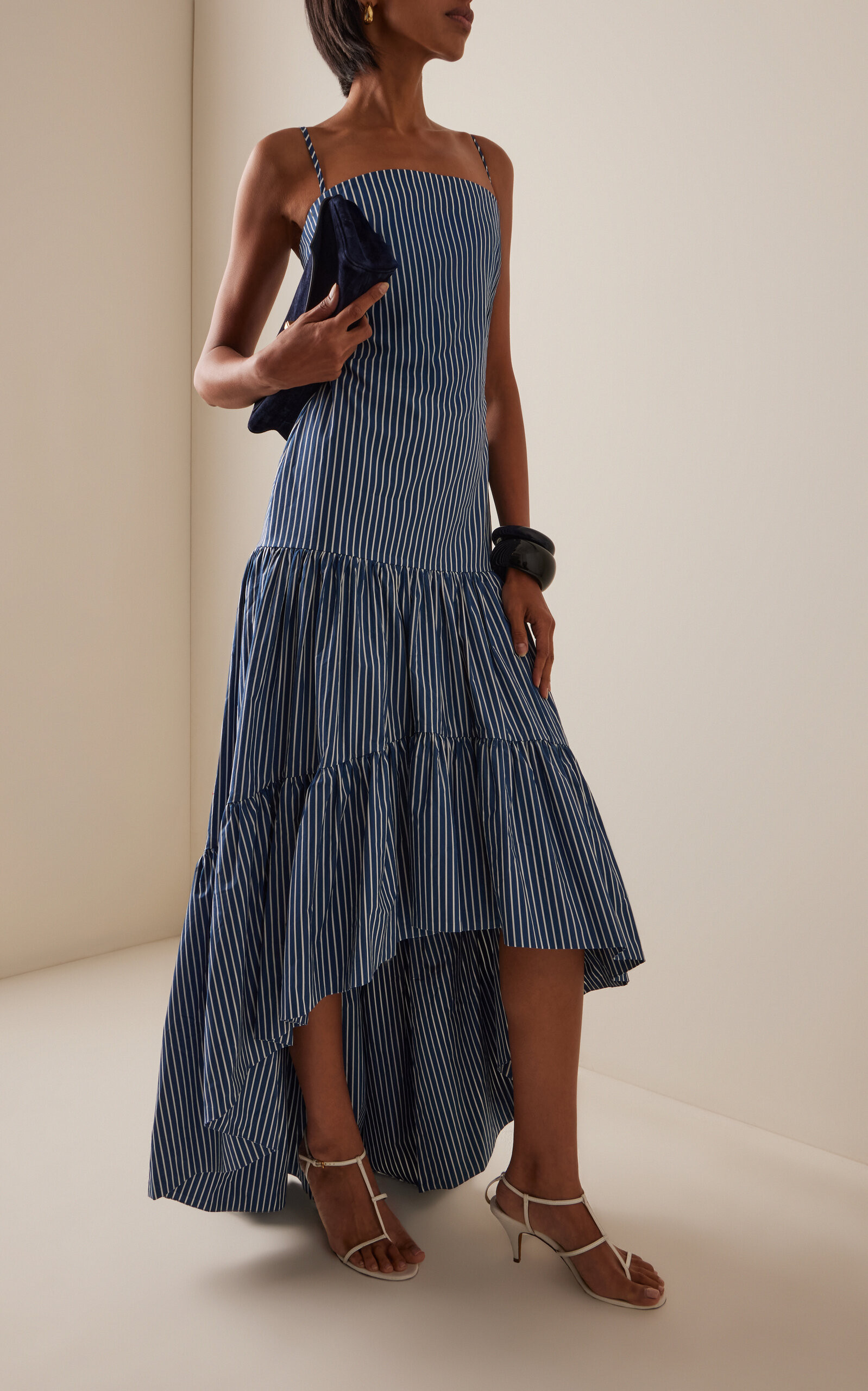 Exclusive Colonial Striped Cotton-Poplin Maxi Dress | Moda Operandi (Global)