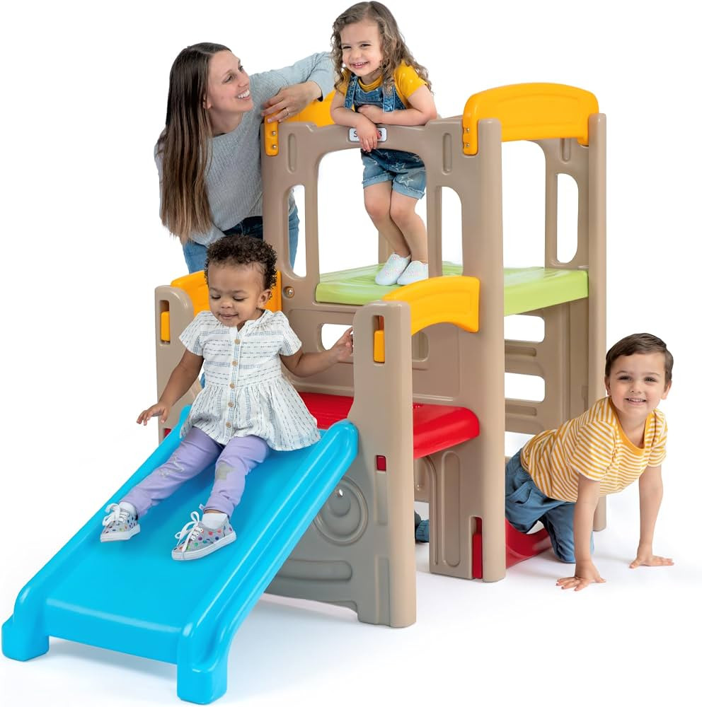 Simplay3 Young Explorers Adventure Climber - Indoor Outdoor Crawl Climb Drive Slide, Year-Round P... | Amazon (US)