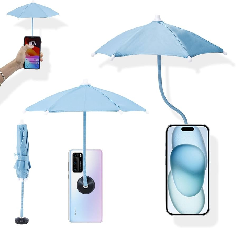 Magnetic Phone Umbrella for Sun,Outdoor Phone Sun Shade Shield with Flexible Angle Design & Rotat... | Amazon (US)