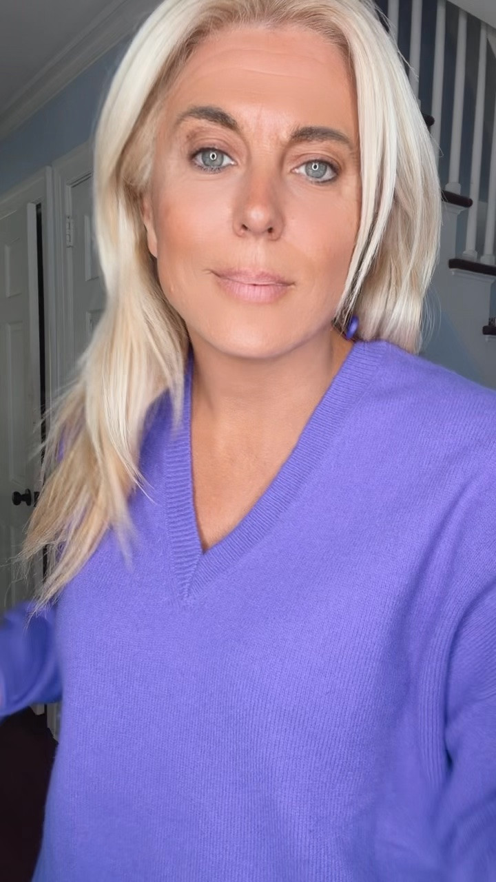 Loving this purple wool sweater for fall

#LTKootd
