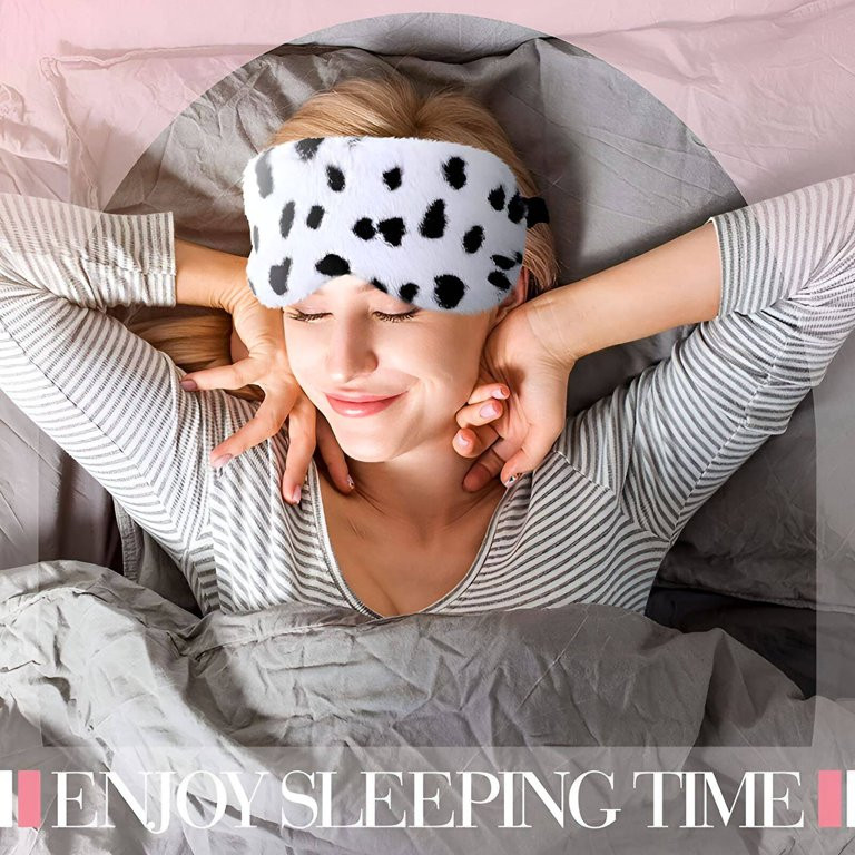 TELOLY 4Pcs Sleep Mask for Kids,7.87*3.94"Sleep Masks,Plush Eyemasks for Sleeping | Walmart (US)