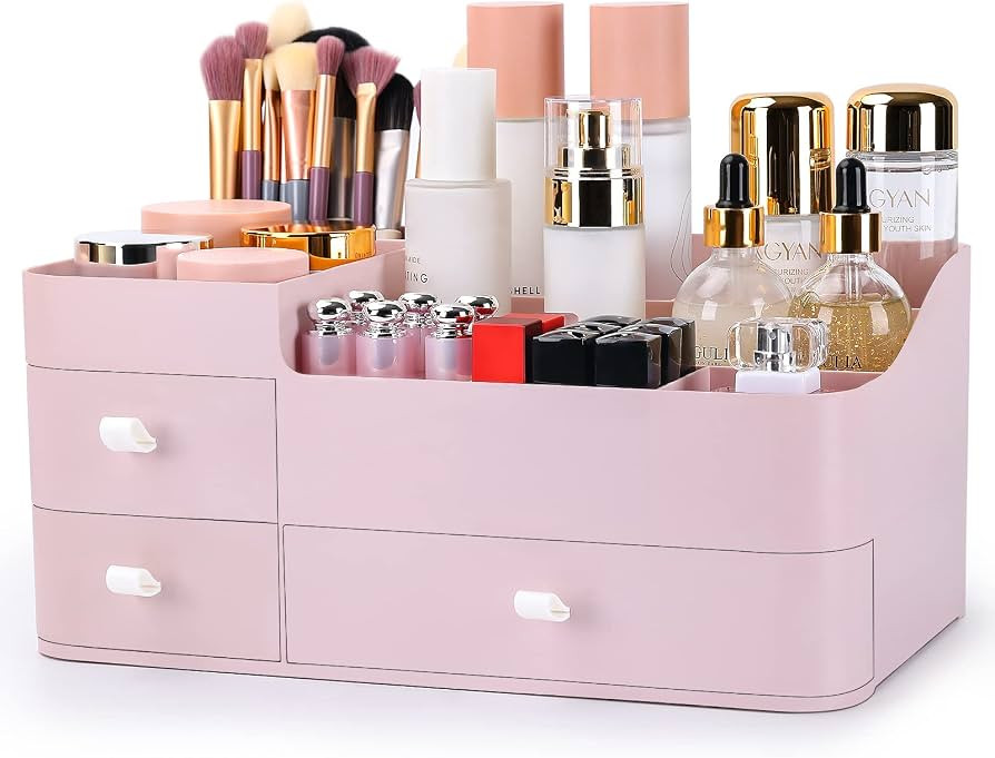 ONXE Makeup Organizer with Drawers,Large Capacity Countertop for Vanity,Bathroom & Bedroom Desk C... | Amazon (CA)