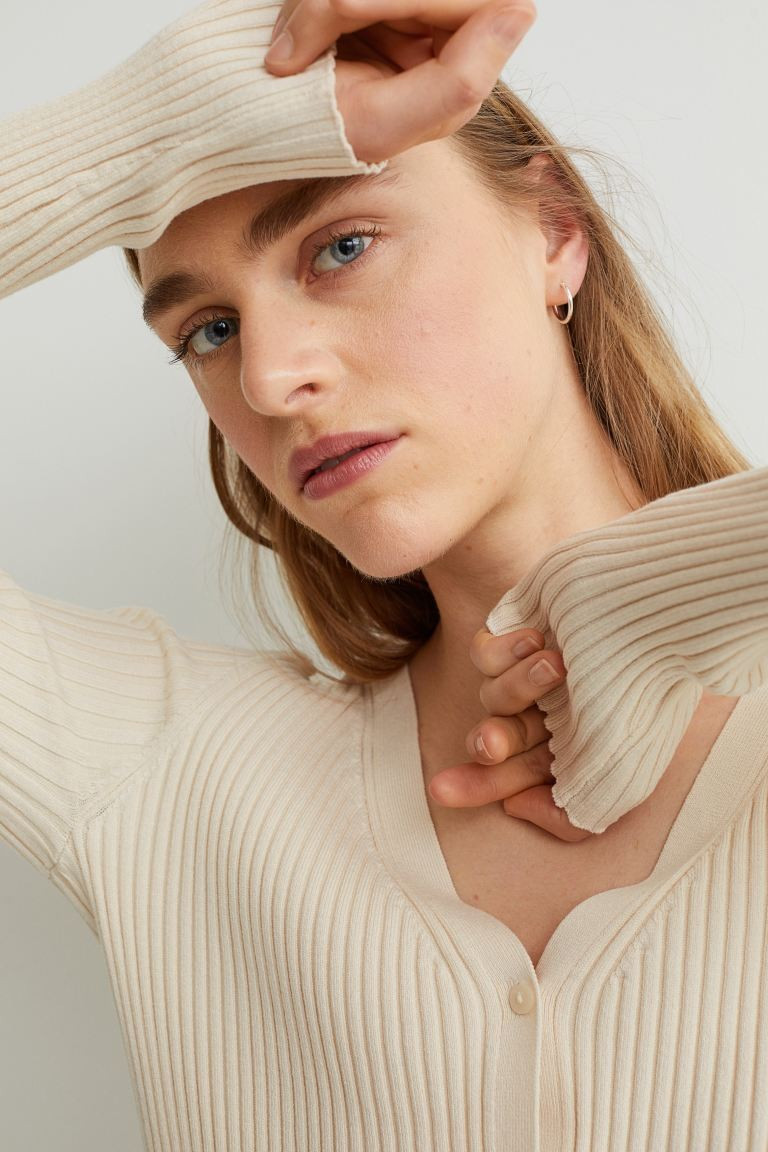 Rib-knit Cardigan | H&M (US + CA)