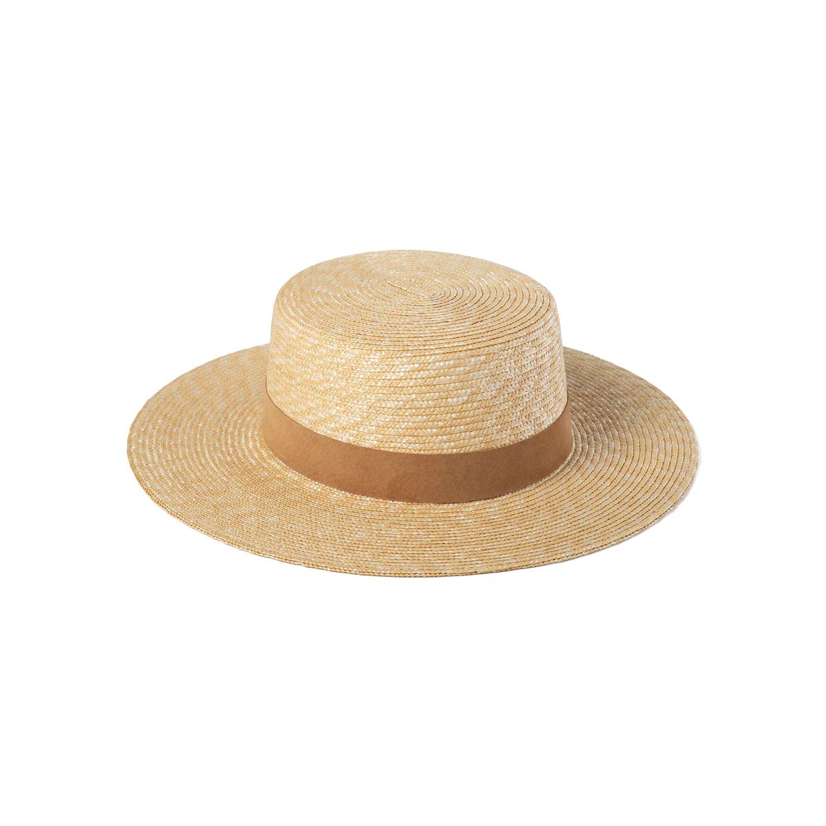 The Spencer Boater - Straw Boater Hat in Natural | Lack of Color US | Lack of Color
