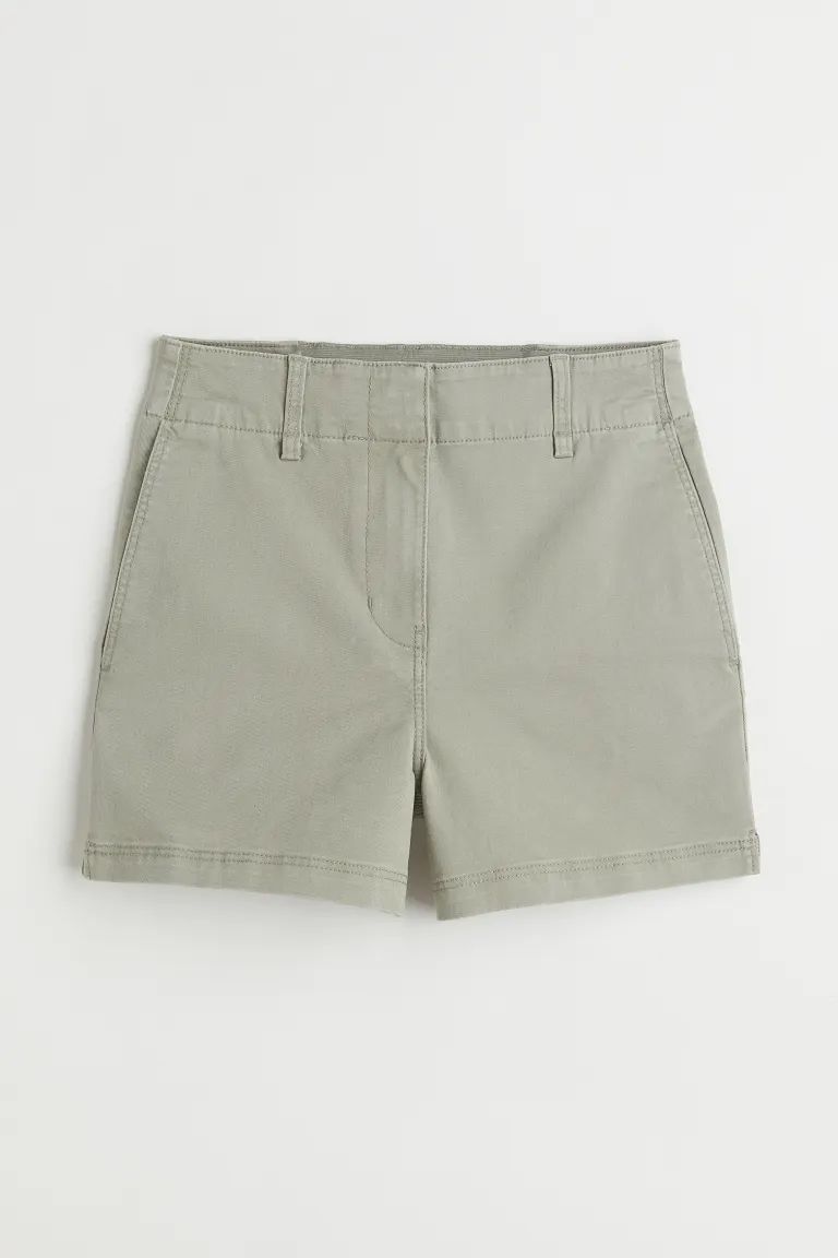 Cotton Twill Shorts | H&M (US + CA)