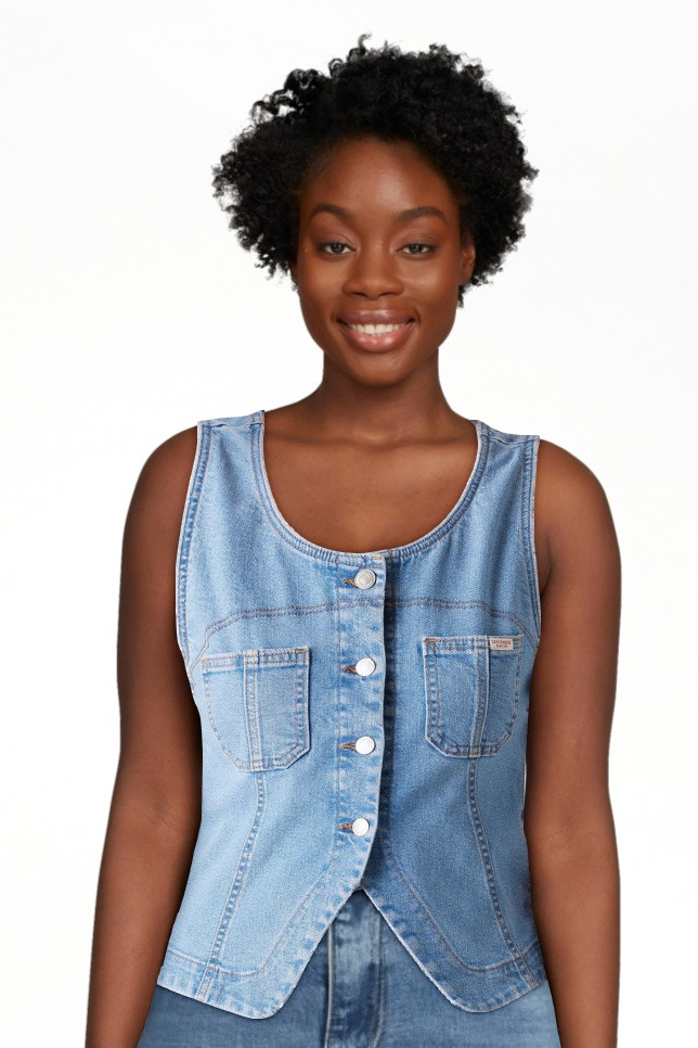 Levi Strauss Signature Women's Vintage Summer Vest, Sizes XS-XXL | Walmart (US)