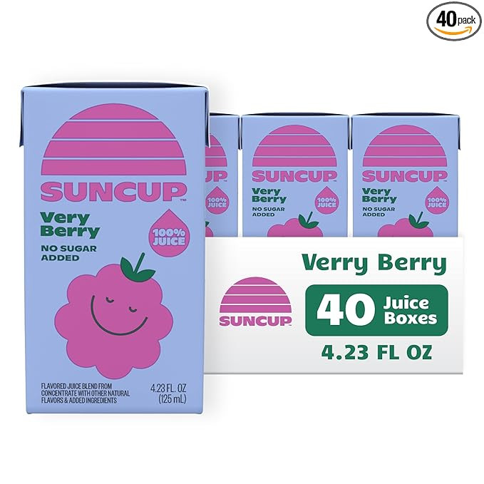 SunCup 100% Juice Boxes for Kids | No Added Sugar, No Dyes, No Preservatives | Trusted in Schools... | Amazon (US)