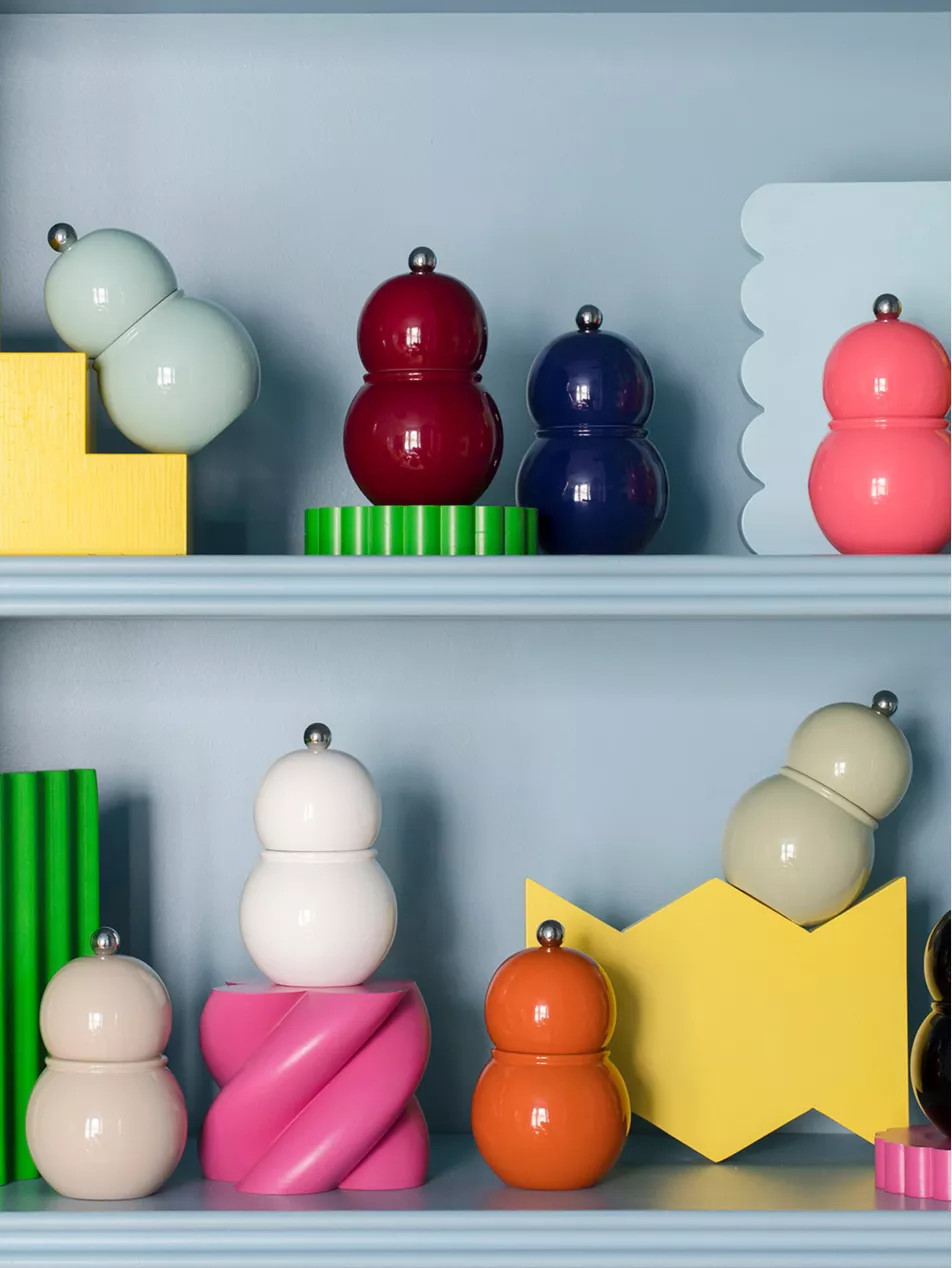 Bobbin wooden salt and pepper grinder 12cm | Selfridges