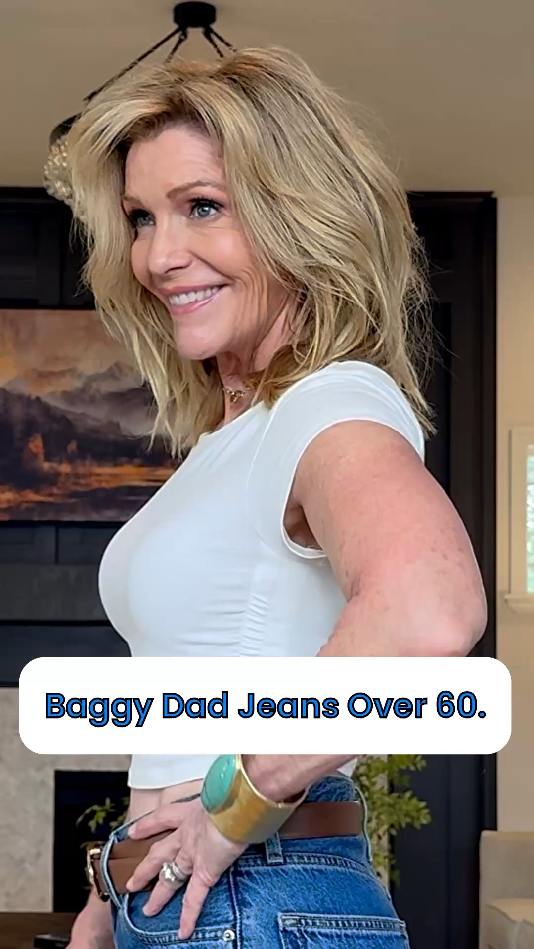 Baggy Dad Jeans Over 60 fl
Loose through the leg, flattering through the waist, and surprisingly easy to style.
These Levis Baggy Dad jeans give that relaxed modern look without feeling sloppy or oversized in the wrong places.
One of my favorite denim trends lately.
My cream top is older, so l have listed alternatives.
Linked everything here.
#LTKOver40 #LTKBeauty
